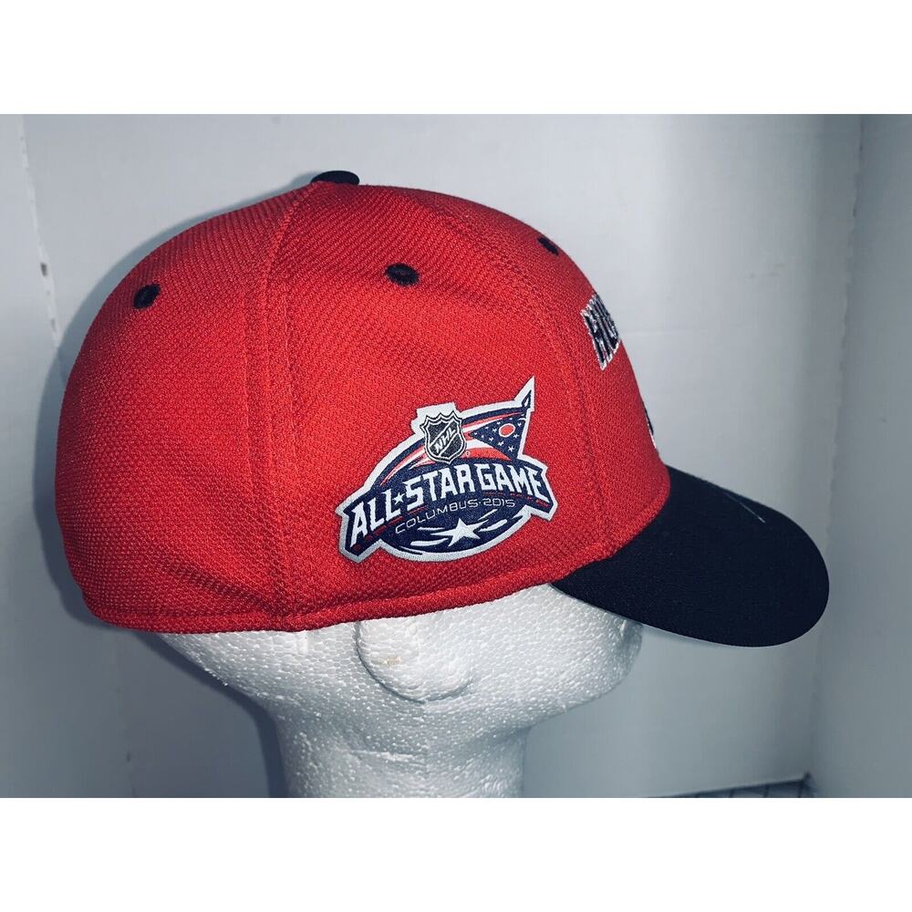 Hurricanes Justin Faulk 27 Autograph 2015 All Star Game Columbus Reebok Cap NHL